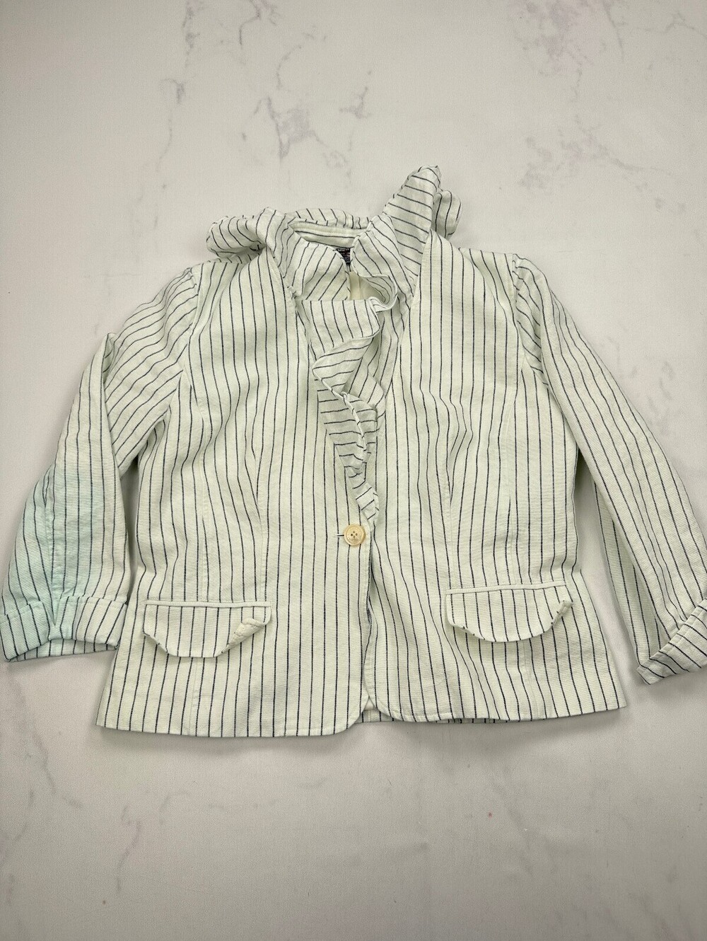 American Living Blazer White 90s VTG Tailored - L